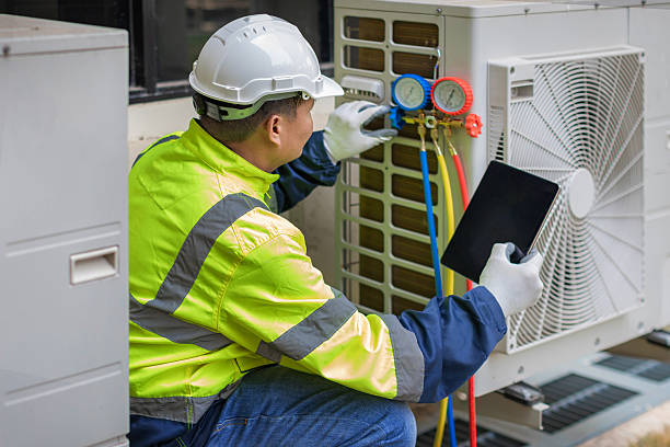 Professional Hvac technician working in Pink Hill, NC